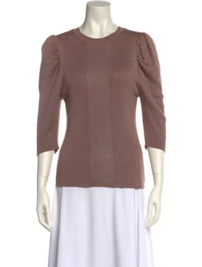 Pre-owned L'academie Crew Neck Sweater In Neutral