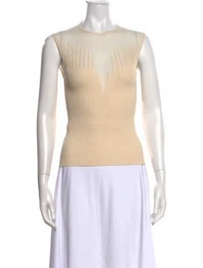 Pre-owned L'academie Crew Neck Sweater In Neutrals