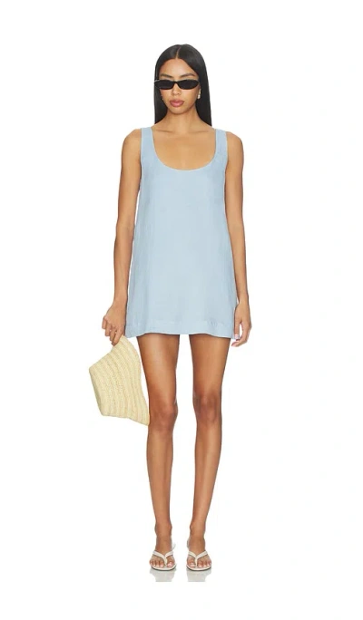 L'academie Darina Mini Dress In Blue