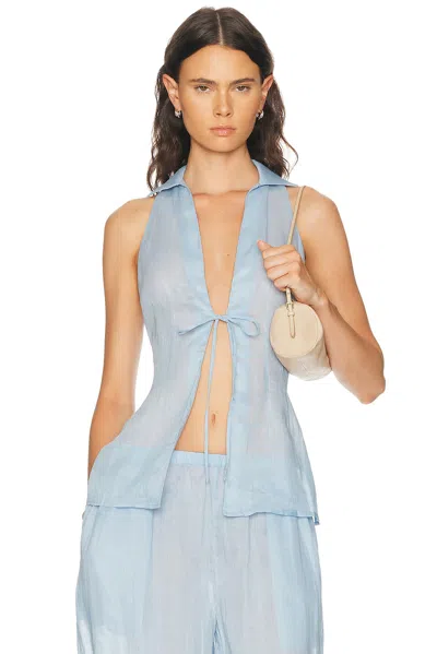 L'academie Darina Top In Blue