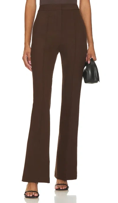 L'academie Dominga Pant In Dark Brown