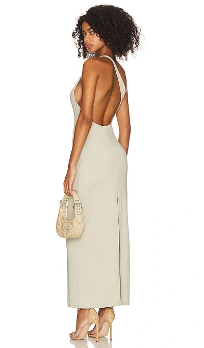 L'academie Embrace Comfort Stretch Maxi Dress In Ceramic Grey