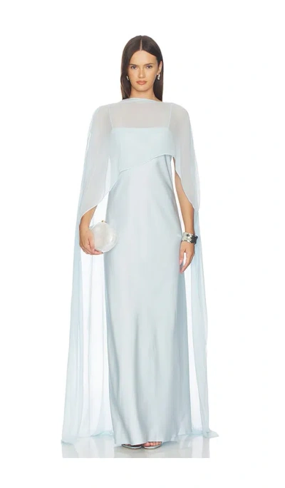 L'academie Evolet Gown In Blue