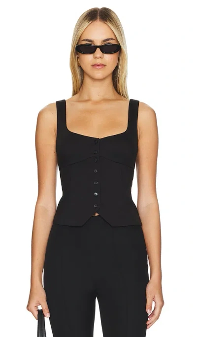 L'academie Evonne Top In Black
