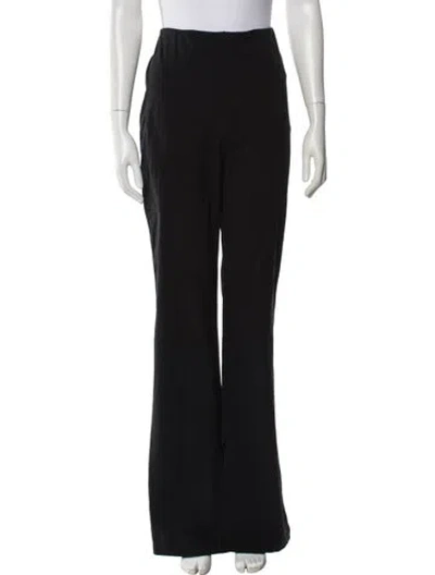 Pre-owned L'academie Flared Pants In Black