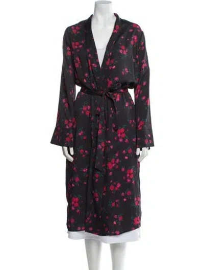 Pre-owned L'academie Floral Print Evening Jacket In Multi