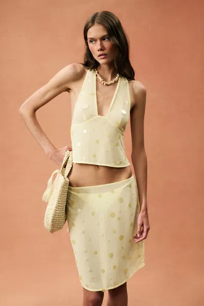 L'academie For Fwrd Zella Top In Yellow