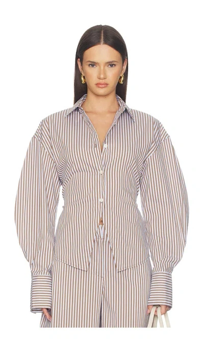 L'academie Freya Shirt In Brown