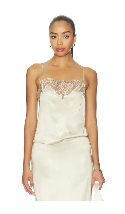 L'academie Geneia Cami Top In Yellow