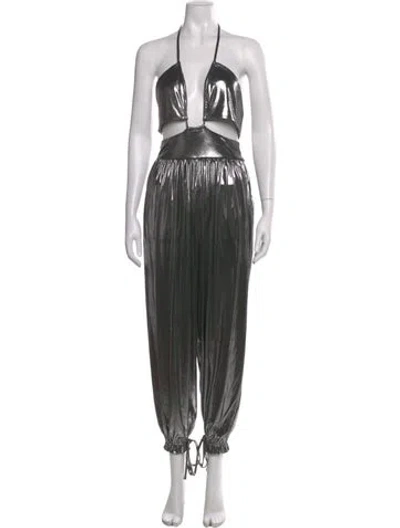 Pre-owned L'academie Halterneck Jumpsuit W/ Tags