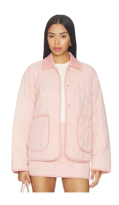 L'academie Helena Jacket In Dark Melon