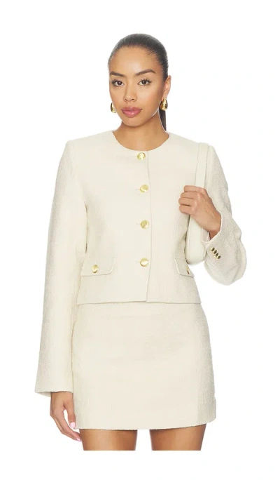L'academie Hilde Jacket In Creme Brulee