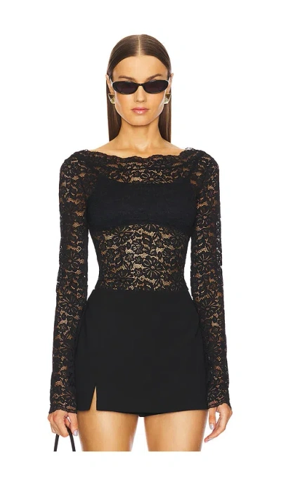 L'academie Hollis Top In Black