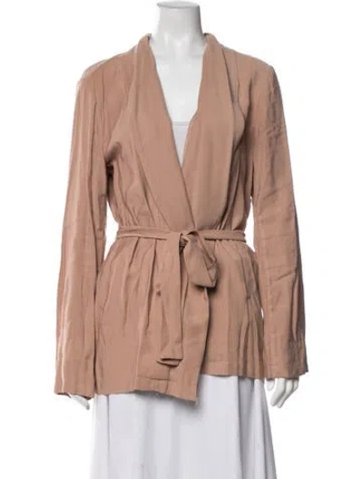 Pre-owned L'academie Jacket In Brown