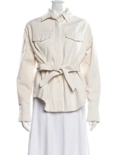 Pre-owned L'academie Jacket In Neutral