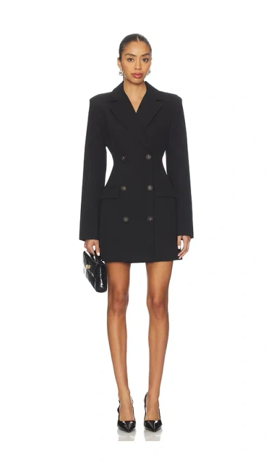L'academie Jaime Blazer Dress In Black