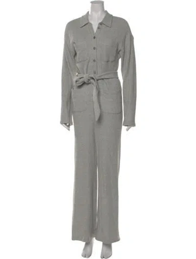 Pre-owned L'academie Jumpsuit In Gray