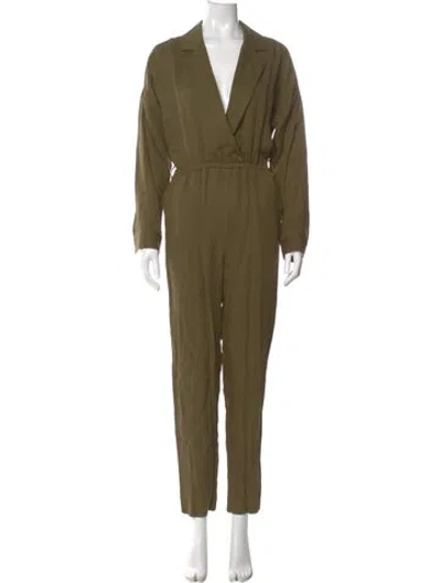 Pre-owned L'academie Jumpsuit In Green