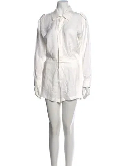 Pre-owned L'academie Jumpsuit In White