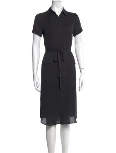 Pre-owned L'academie Knee-length Dress In Black