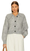 L'academie Cardigan Lavey In Heather Grey