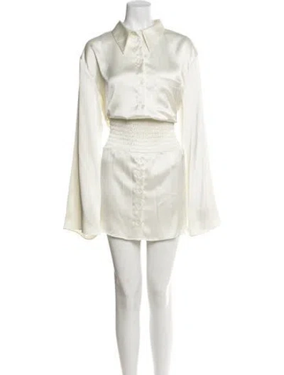Pre-owned L'academie Long Dress In White