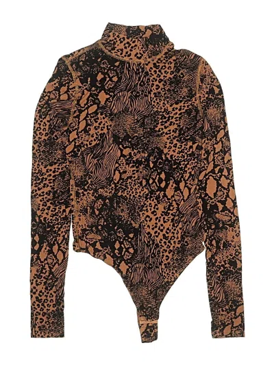 Pre-owned L'academie Los Angeles Bodysuit In Brown