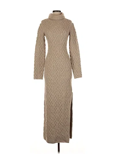 Pre-owned L'academie Los Angeles Casual Dress In Brown