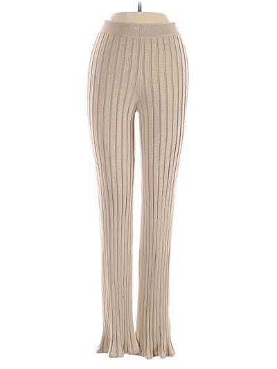 Pre-owned L'academie Los Angeles Casual Pants In Tan
