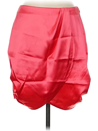 L'academie Los Angeles Casual Skirt In Red