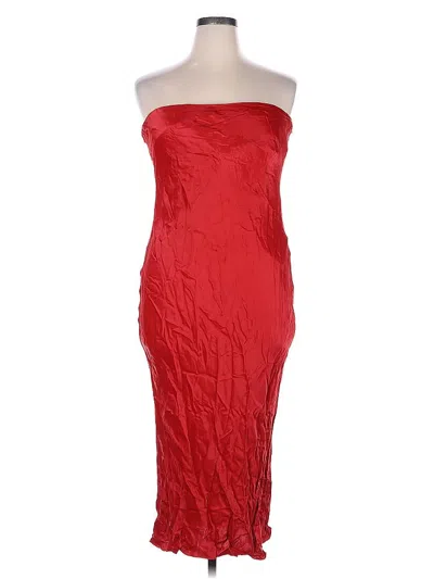 Pre-owned L'academie Los Angeles Cocktail Dress In Red