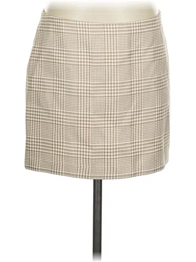 Pre-owned L'academie Los Angeles Formal Skirt In Tan