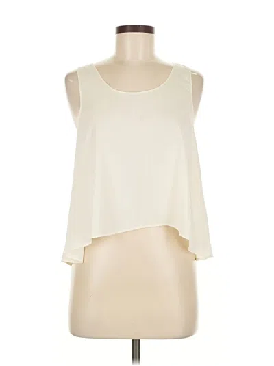 L'academie Los Angeles Sleeveless Blouse In Brown