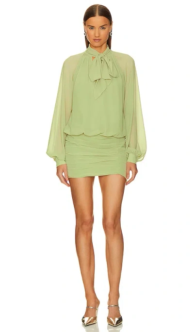 L'academie Kleid Maelle In Sage Green