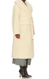 L'academie Gabriella Robe Coat In Gold