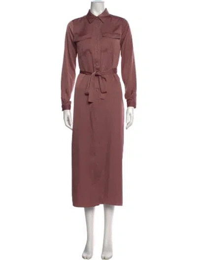 Pre-owned L'academie Midi Length Dress In Pink