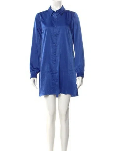 Pre-owned L'academie Mini Dress In Blue