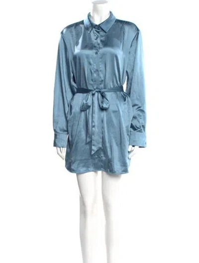 Pre-owned L'academie Mini Dress In Blue