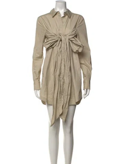 Pre-owned L'academie Mini Dress In Green