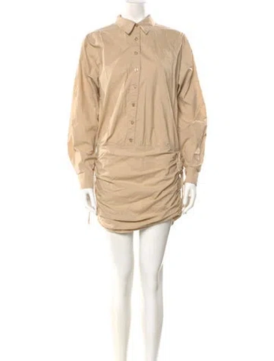 Pre-owned L'academie Mini Dress In Neutral