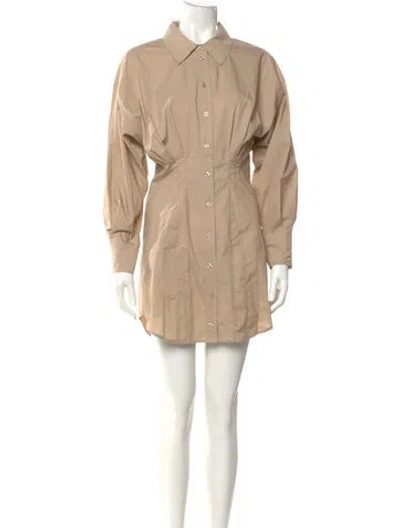 Pre-owned L'academie Mini Dress In Neutral