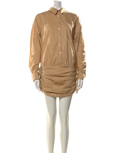 Pre-owned L'academie Mini Dress In Neutral