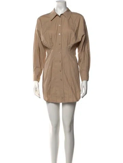 Pre-owned L'academie Mini Dress In Neutrals
