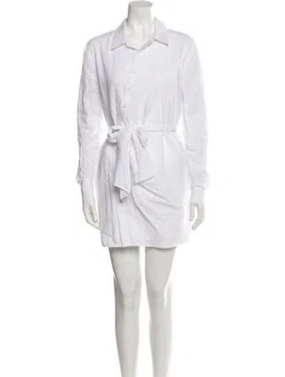 Pre-owned L'academie Mini Dress In White
