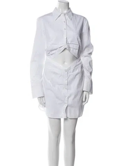 Pre-owned L'academie Mini Dress In White