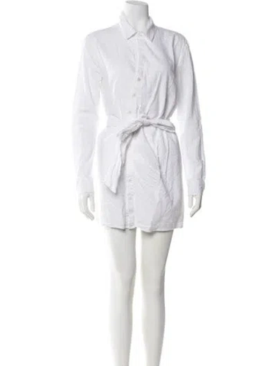 Pre-owned L'academie Mini Dress In White