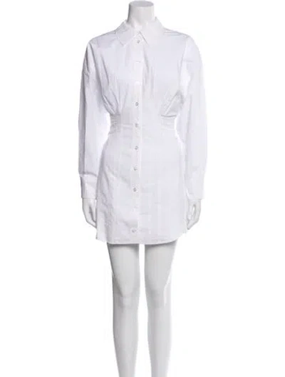 Pre-owned L'academie Mini Dress In White