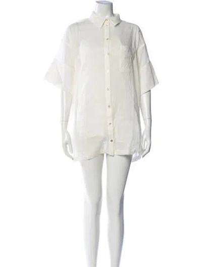 Pre-owned L'academie Mini Dress In White