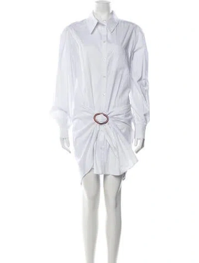 Pre-owned L'academie Mini Dress In White