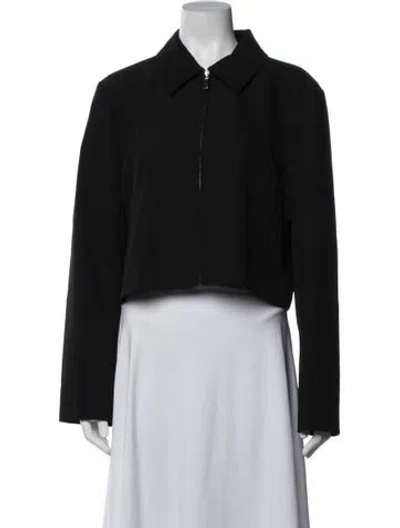 Pre-owned L'academie Nylon Jacket In Black